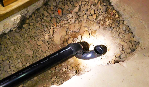 Plumbing Repairs in Concrete